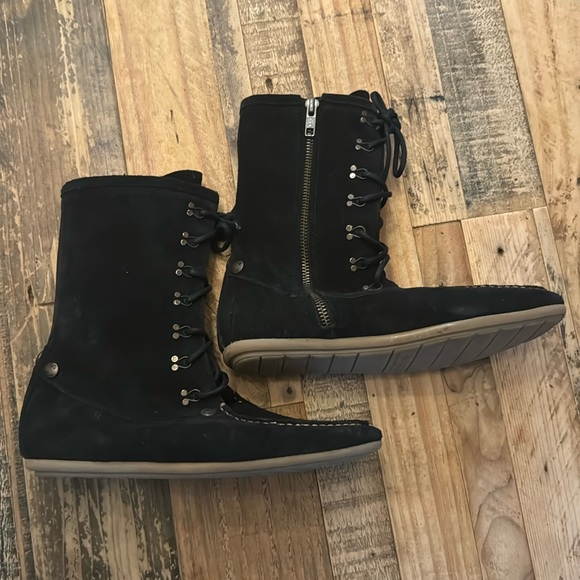 Belle Chiara Suede Mohican Style Boots Women’s US size 6.5 Eur37 - Picture 1 of 6